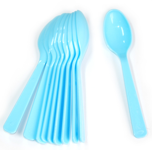 파티용스푼10개(라이트블루)