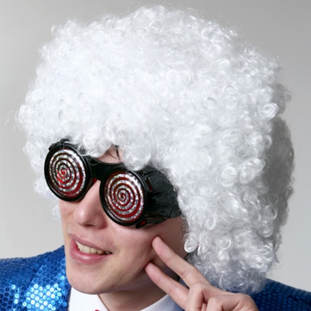 점보파마가발(화이트)