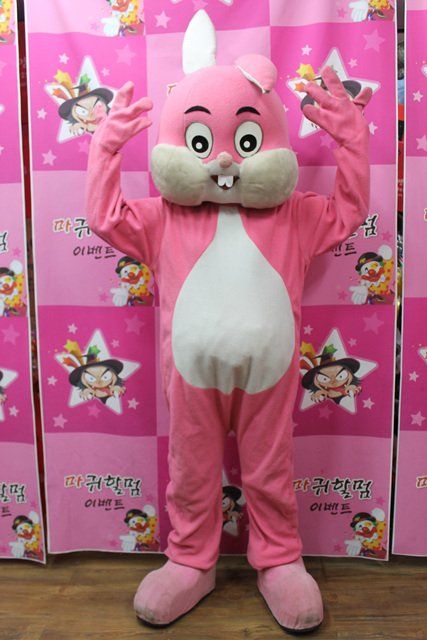 동물캐릭터 토끼탈인형(대여)