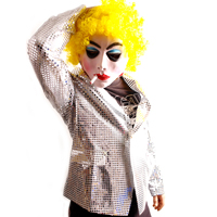 반짝이의상(실버)