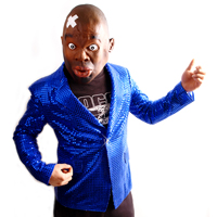 반짝이의상(블루)