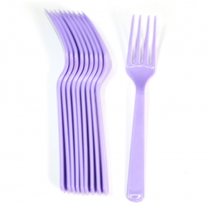 파티용포크10개(라벤더)