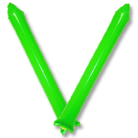 응원용막대풍선(1쌍)-그린