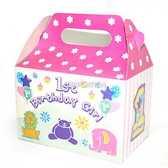 돌잔치답례품상자(핑크)-1개