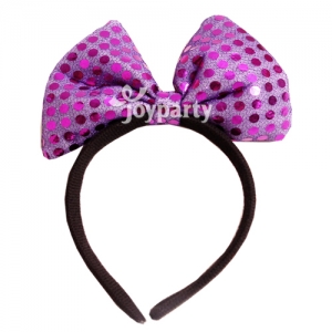 왕리본머리띠(소)퍼플