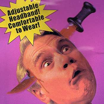 머리관통칼머리띠 (고급형)