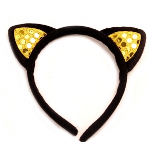 골드스팡클캣머리띠