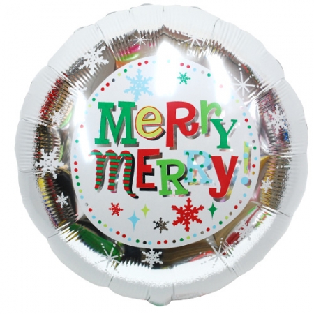 크리스마스눈송이 (은박풍선)