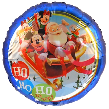 미키클럽하우스 산타&프렌즈 (은박풍선)