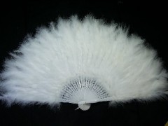 깃털부채-화이트(대여)