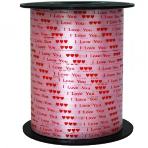 인쇄컬링리본(사랑핑크)-500야드