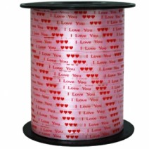인쇄컬링리본(사랑핑크)-500야드