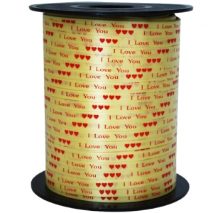 인쇄컬링리본(사랑골드)-500야드