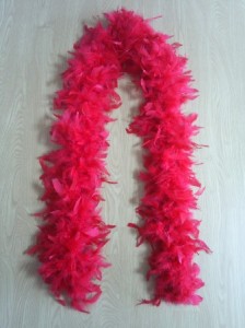 깃털목도리(레드)