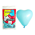 25cm하트풍선 라이트블루(100개봉지)