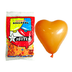 25cm하트풍선 오렌지(100개봉지)