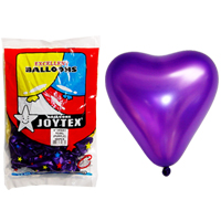 25cm하트풍선 펄퍼플(50개)