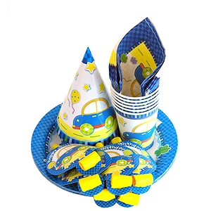 생일테이블세트(자동차)-6인용