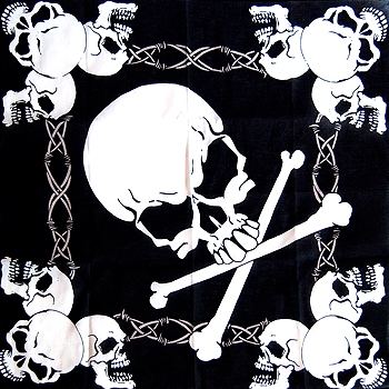 해골반다나 두건