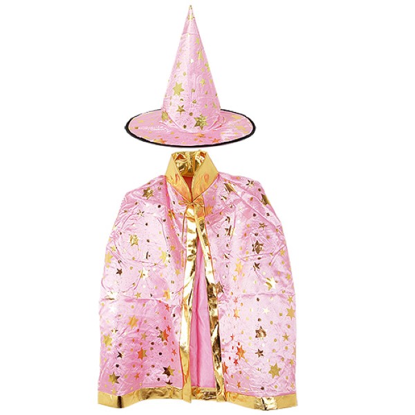 별무늬망토 의상+모자 세트(아동용-핑크)
