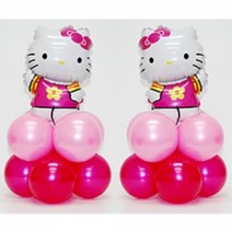 헬로우키티 핑크미니기둥1쌍