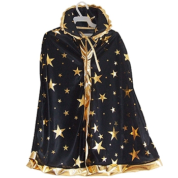 미니 별무늬망토 -블랙 (대여)