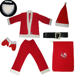 초등학생 아동용 고급산타복(대여) - 아동산타복대여