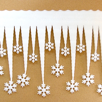 눈꽃 고드름장식(2개)