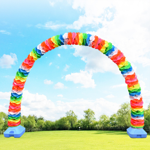 플라스틱무지개가랜드아치 (누구나 3분이면 설치완료)