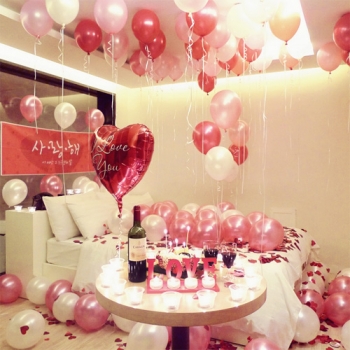 모텔에서 단둘이 즐기는 기념일이벤트 러브하우스