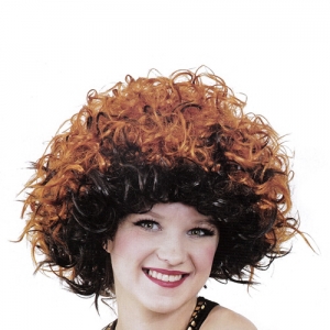 폭탄머리 투톤가발(대여)