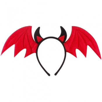악마날개머리띠 (레드)