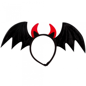 악마날개머리띠 (블랙)