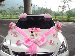 웨딩카 - 큐티인형(핑크)