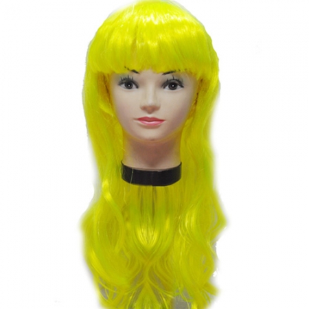 롱헤어 긴생머리가발 (옐로우)