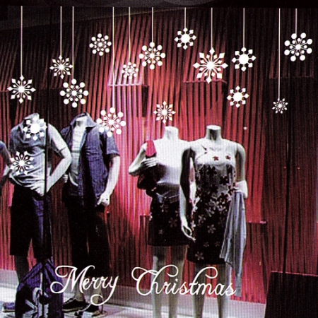 고급윈도우스티커 (눈꽃)