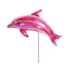 미니은박풍선 돌고래 (핑크)