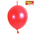 꼬리풍선 15cm 펄 레드 (100개)