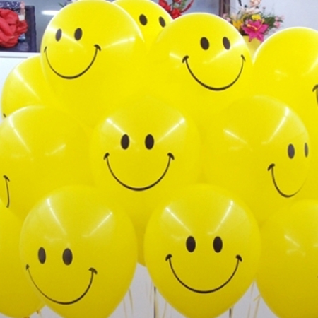 30cm 스마일인쇄풍선 (30개)