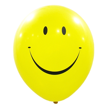 30cm 스마일인쇄풍선 (1개)