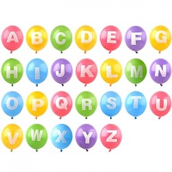 이니셜 인쇄풍선 (1개)