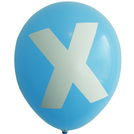 영문 알파벳 이니셜풍선 ( X )