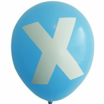 영문 알파벳 이니셜풍선 ( X )