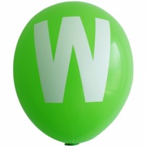 영문 알파벳 이니셜풍선 ( W )