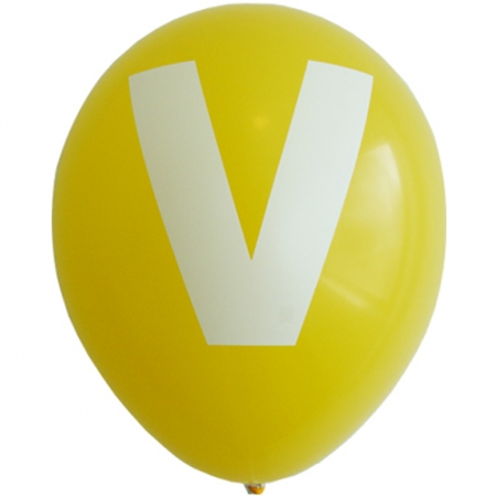 영문 알파벳 이니셜풍선 ( V )