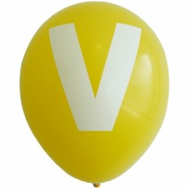 영문 알파벳 이니셜풍선 ( V )