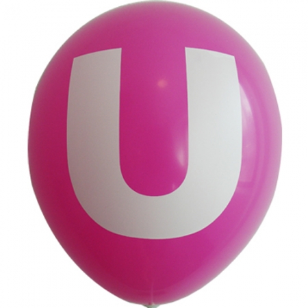 영문 알파벳 이니셜풍선 ( U )