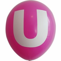 영문 알파벳 이니셜풍선 ( U )