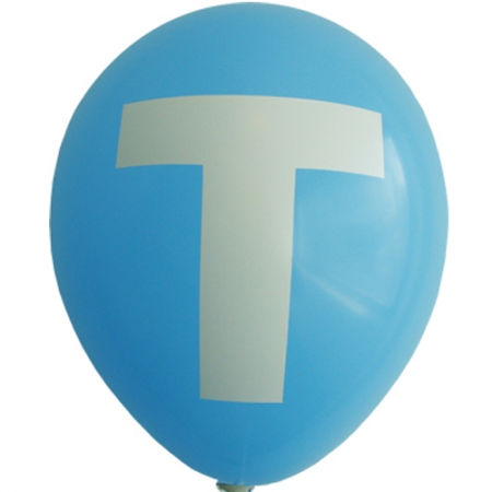 영문 알파벳 이니셜풍선 ( T )
