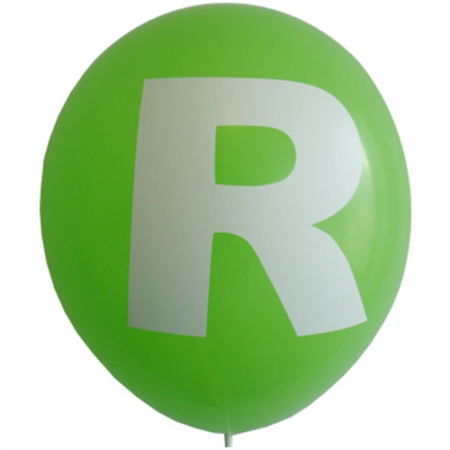 영문 알파벳 이니셜풍선 ( R )
